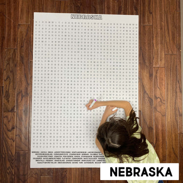 Nebraska State Giant Word Search Puzzle